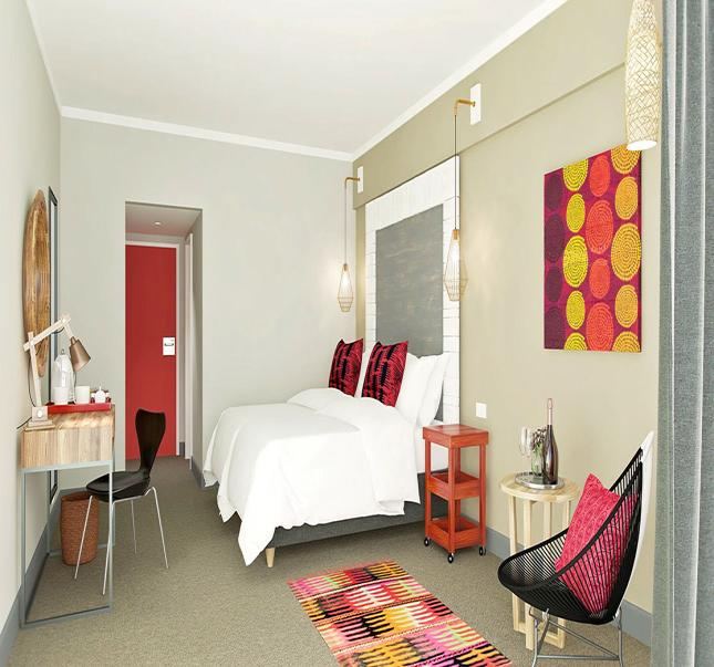 26° South Hotel room